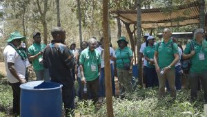 Image: Participants at the DNRC during the field visit
