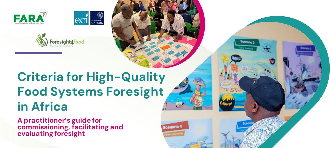 Le FARA lance un guide sur les critères de qualité pour la prospective des systèmes alimentaires en Afrique